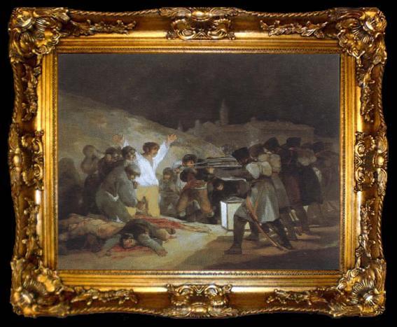 framed  Francisco Goya the third of may 1808, ta009-2